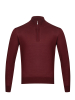Джемпер, ворот - стойка , на молнии, дл/рук. (007, Темно-бордо, 56)