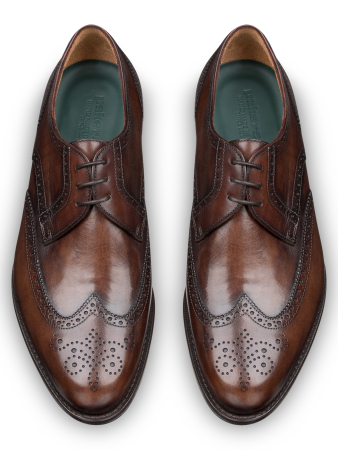 Броги, Pakerson (397, Коричневый, 41, Кожа 100% телячья)