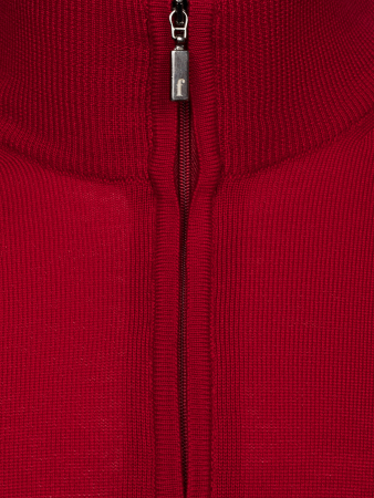 Джемпер, стойка, молния, дл/рукав (029, Бордовый, 46 - XS)