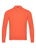 Поло, длинный рукав, однотонное (006, Морковный, 48)