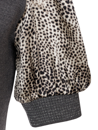 Блузка, Daniela Drei, кор.рук, поло (602, Серый, 40)