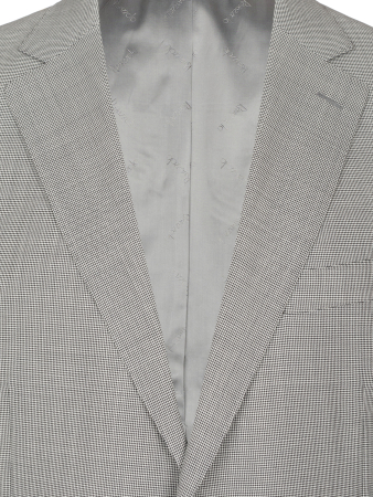 Костюм, средне-приталенный, лапки (16745, Черный/Белый, 58 , R)