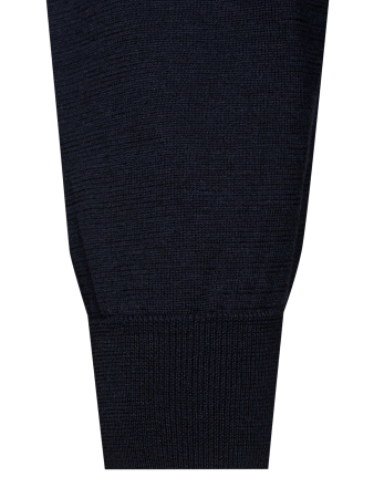 Кардиган на молнии,  длинный рукав, однотонный (00026, Темно-синий, 52 - L  рукав 64 см)