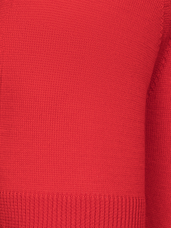 Поло, на  пуговицах, короткий рукав, однотонное (208, Красный, 58  рукав 29 см)