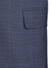 Костюм, Ravazzolo, средне-притал, клетка, 2 пугов., 2шл (16865, Темно-синий, 58, R)