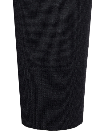 Джемпер, круглый ворот, дл/рукав (002, Черный, 60)