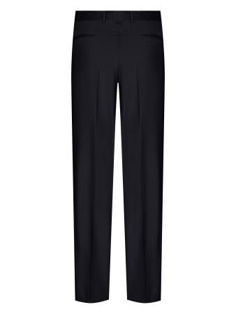 Брюки, S.M.T., без защипов, однотон. (00004, Темно-синий, 50, 6)