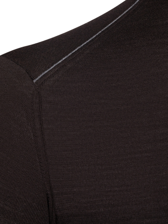 Джемпер, круглый ворот, SF, дл/ рукав 64 см (163, Темно-коричн., 46 - XS)