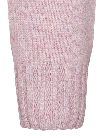 Джемпер, круглый ворот, узор, дл/рук. (421, Бледно-сирен., 54 - XL)