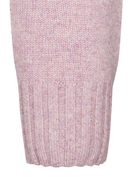 Джемпер, круглый ворот, узор, дл/рук. (421, Бледно-сирен., 54 - XL)