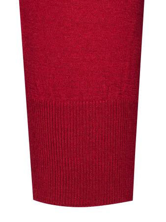 Джемпер, круглый ворот, длин. рукав (00003, Красный, 50 - M)