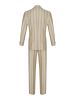 Костюм, U.S.Polo, классика, полоска, 3пуг., 1шл. (595, Песочный, 54 - XL, 8)