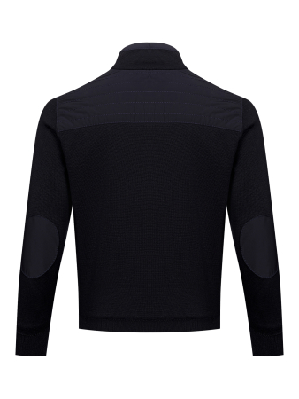 Куртка, A.Ferrante, трикотажная, ворот-стойка, на молнии (008, Темно-синий, 50 - M)