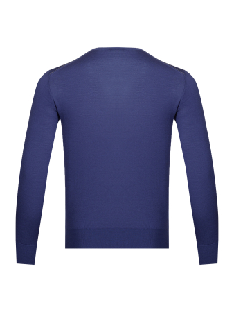 Джемпер, круглый ворот, SF, дл/ рукав 64 см (168, Темно-синий, 54 - XL)