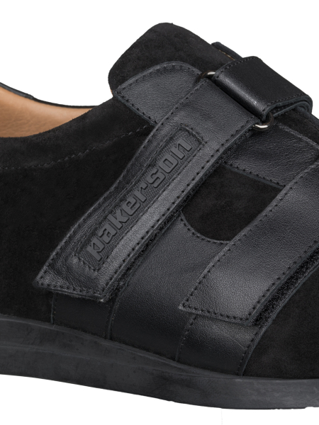 Кроссовки, Pakerson (999, Черный, 43,5, 100% кожа, 100% замша)