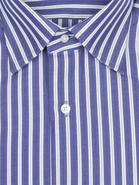 Сорочка, Verita, ДР, SF, в полоску (019, Синий, 37/38)