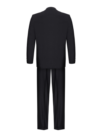 Костюм, BOLT, Jaguar, классика, однотон., 3 пугов., 2шл. (19, Черный, 48, 6)