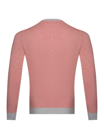 Джемпер, круглый ворот, длин. рукав (17, Красный, 52 - L)