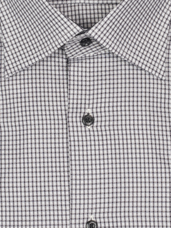 Сорочка, Verita, ДР, классика, SF, в клетку (016, Черный, 43/44)