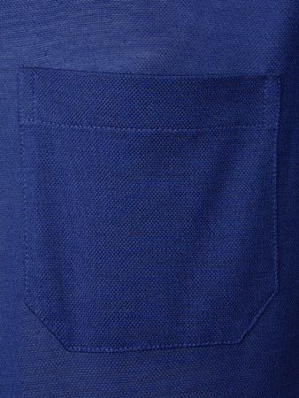 Поло Schiatti, ворот с окантовкой, кор/рукав, однотон. (3604, Синий, 54 - XL     рукав 25 см)