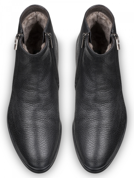 Полусапоги, Pakerson (999, Черный, 38, 100% мутон, 100% кожа олень)