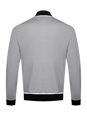 Ветровка, Schiatti, 2-стор, на молнии, на резинке, MANERBIO (6002, Белый/Сине-белое плет., 58)