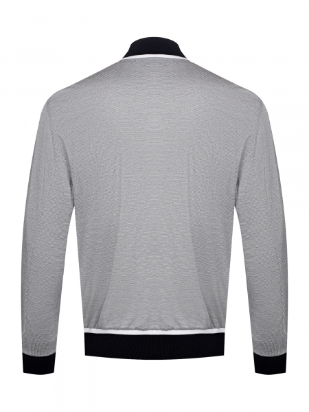 Ветровка, Schiatti, 2-стор, на молнии, на резинке, MANERBIO (6002, Белый/Сине-белое плет., 58)