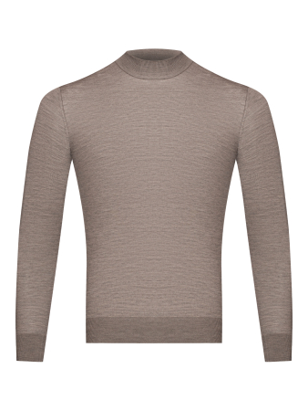 Джемпер , ворот стойка, дл/рукав (161, Темно-бежевый, 54 - XL)
