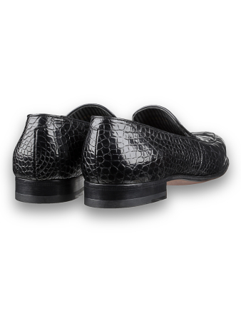 Лоферы, Pakerson (999, Черный, 41, 100% кожа, Кожа 100% Аллигатор)