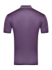Поло однотонное, ворот  с окантовкой, кор/рукав (311, Фиолетовый/Белый, 58-3XL рукав 24 см)