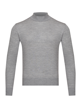 Джемпер , ворот стойка, дл/рукав (160, Светло-серый, 56 - XXL)