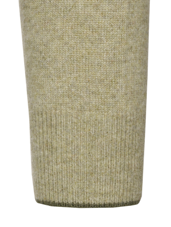 Джемпер, стойка ворот, на молнии, длин. рукав, в полоску (0003, Зеленый, 56 - XXL)