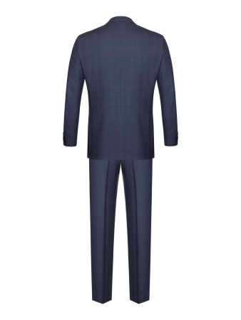 Костюм, Ravazzolo, классика, клетка (14804, Темно-синий, 52 , R)