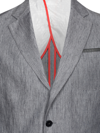 Пиджак, Torras, накладные карманы (00529, Серый, 56 - XXL)