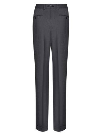 Брюки BOY,  c защип., манжеты, однотон. Jaguar (17, Серый, 50, 6)