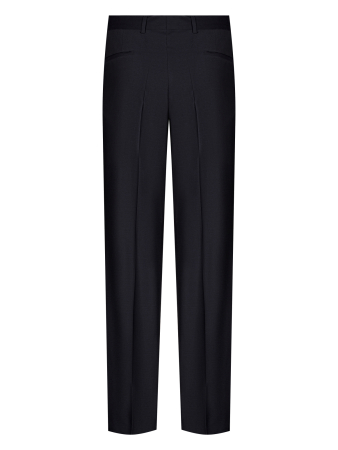 Брюки, S.M.T., без защипов, однотон. (00004, Темно-синий, 54, 6)