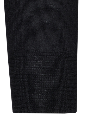 Поло на пуговицах,  однотон., дл/рукав (002, Черный, 50)