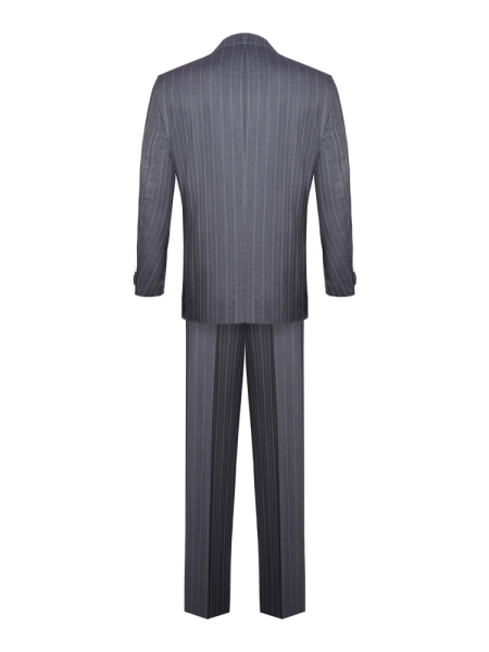 Костюм, Enrico Marinelli, в полоску (202, Серо-голубой, 58 , 6)