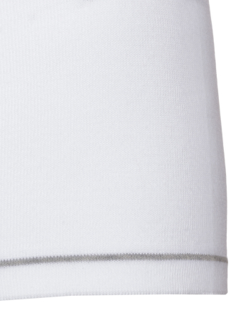 Джемпер, круглый вырез, кор/рук.,однотон. (361, Белый, 50 - 36)