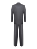Костюм, EM, классика, полоска, 3 пугов./прорез.карм.с клап., 1шл, б.кл.с манж. (401, Стальной, 58 , 8)