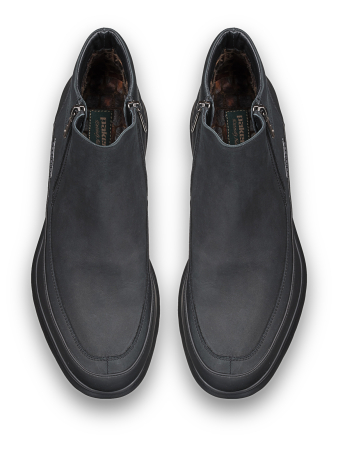 Полусапоги, Pakerson (999, Черный, 40, 100% микрофибра, Нубук 100% кожа)