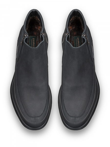 Полусапоги, Pakerson (999, Черный, 40, 100% микрофибра, Нубук 100% кожа)