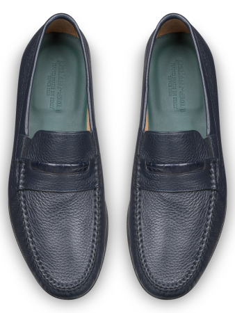 Мокасины, Pakerson (702, Индиго, 39, 100% кожа, 100% кожа олень)