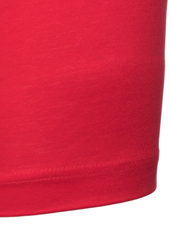 Футболка, Slim. круглый ворот, короткий рукав, однотонная (239, Коралловый, 50 - M  рукав 24 см)