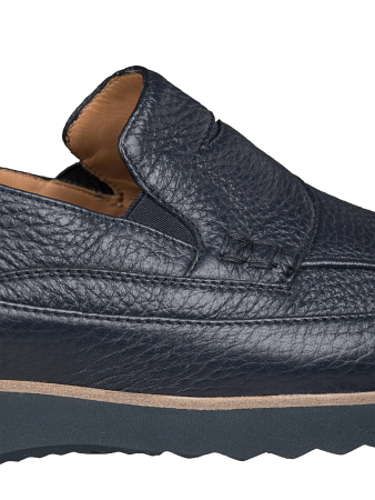 Лоферы, Pakerson (702, Индиго, 45, 100% кожа, 100% кожа олень)