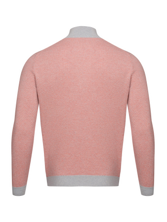 Джемпер, стойка ворот, на молнии, длин. рукав (17, Красный, 54 - XL)