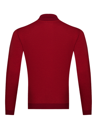 Водолазка, однотон., дл/рукав (233, Красный, 58 - 3XL     )