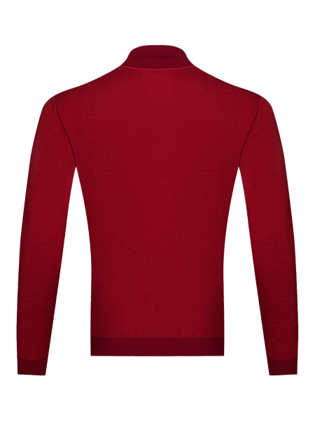 Водолазка, однотон., дл/рукав (233, Красный, 56 - XXL)