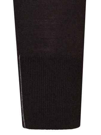 Джемпер, круглый ворот, SF, дл/ рукав 64 см (163, Темно-коричн., 46 - XS)