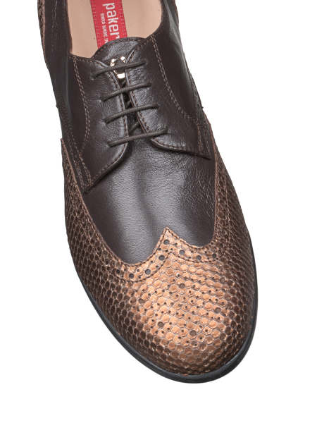 Дерби, Pakerson (156, Бронза, 37, 100% кожа, Кожа телячья 100%)